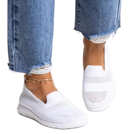 Rahims hvide sneakers med skumsål