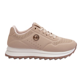 Platform sneakers til kvinder Beige Rottiana
