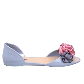 Melissa med Carmil Grey blomster grå