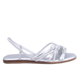 Limbe Silver boho stil sandaler sølv