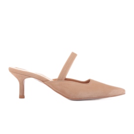 Marco Shoes Emilians flip-flops beige
