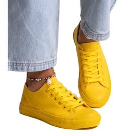 Gule klassiske Nudar sneakers