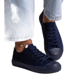 Marineblå klassiske Nudar sneakers