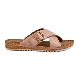 Komfortable dameflip-flops med spænde Inblu VO000012 Lys pink lyserød