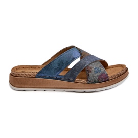 Komfortable lette flip-flops til kvinder Inblu GS000052 Marineblå