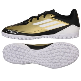 Adidas F50 Club Messi Tf M IG9330 sko gylden