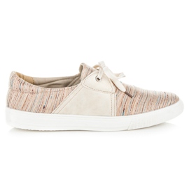 Kylie Sneakers med etnisk mønster brun