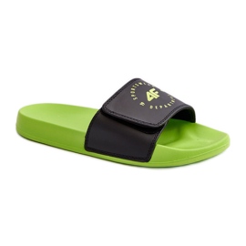Drenge flip-flops 4FJMM00FFLIM043-72N sort-grøn