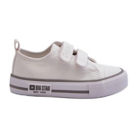 Velcro-sneakers til børn Big Star LL374016 Hvid