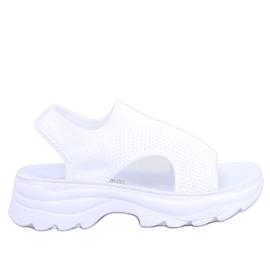 Nicai White sandaler med sportssål hvid
