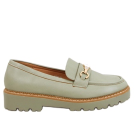 Nivetti Green platform loafers grøn
