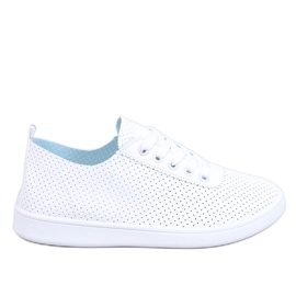 Ponts All White gennembrudte sneakers hvid