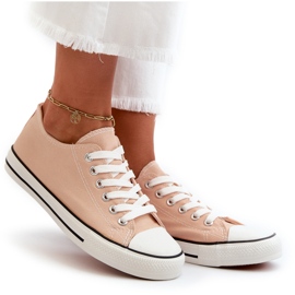 Klassiske lave sneakers til kvinder Pink Caelira lyserød