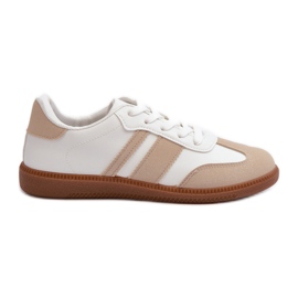Dame Low Eco læder sneakers Beige Dorvalia