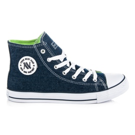 New Age Herre high-top sneakers blå