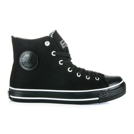 New age høje sneakers sort
