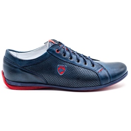 Joker Mænds sko 295J Navy Blue blå