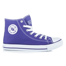 New Age High Sneakers violet