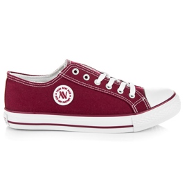 New Age bordeaux sneakers rød
