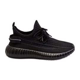 Sorte Nelmarie Slip-On Sportssko i stof til kvinder