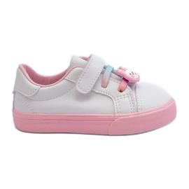 Sneakers til børn Sneakers med nål, hvid og lyserød Pennyn