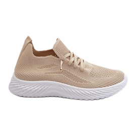 Beige Jagelia Slip-On Sportssko til kvinder