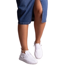 Hvide Gaberla slip-on sneakers