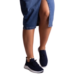 Marineblå Muaza sportssneakers