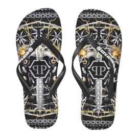 Philipp Plein M IMPS901 flip-flops til mænd sort