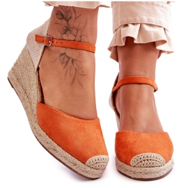 Ruskind Espadrilles Wedge Sandaler Orange Cammer
