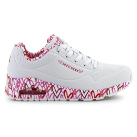 Skechers Uno-Loving Love 155506-WRPK sko hvid