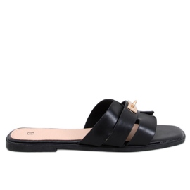 Daudi Black dameflip-flops sort