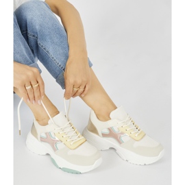 Seastar Dame sneakers i guld beige