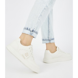 Beige sneakers til kvinder