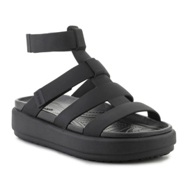 Crocs Brooklyn luxe Gladiator sandaler 209557-060 sort