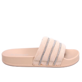 Lynne Beige rhinstensrutsjebaner