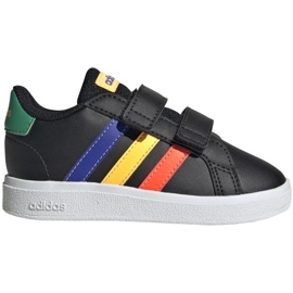 Adidas Grand Court Lifestyle Hook and Loop HP8918 sko sort