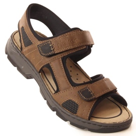 Velcro sandaler Rieker M 26156-25 RKR447B brun