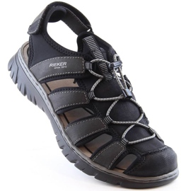 Rieker lukkede sandaler 26770-00 RKR584 sort