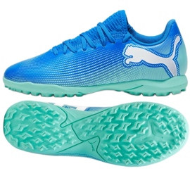 Puma Future 7 Play Tt sko 107950 01 blå