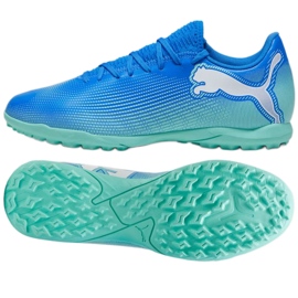 Puma Future 7 Play Tt sko 107943 01 blå