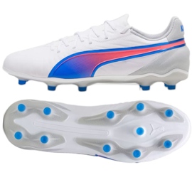 Puma King Match FG/AG sko 107863 02 hvid