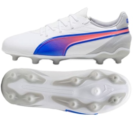 Puma King Match FG/AG sko 108048 02 hvid