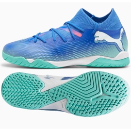 Puma Ultra 7 Match TT+ Mid-sko 107948 01 blå