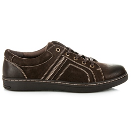 New Age Læder sneakers brun
