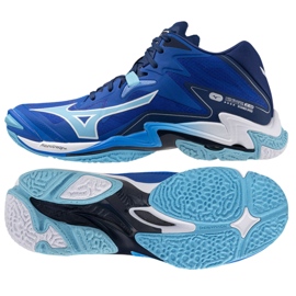Mizuno Wave Lightning Z8 Mid V1GA240501 sko blå