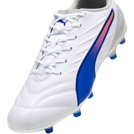 Puma King Pro FG/AG sko 107862 02 hvid