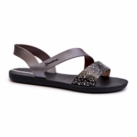 Damesandaler 82429 Ipanema Vibe Sandal Fem Sort og Sølv