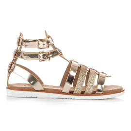 Kylie Romerske sandaler gul