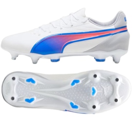 Puma King Match MxSG 107875-02 sko hvid
